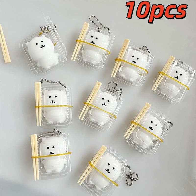 Prank Toys - 10er-Set Lunchbox Squishy JOKE Bär Kawaii