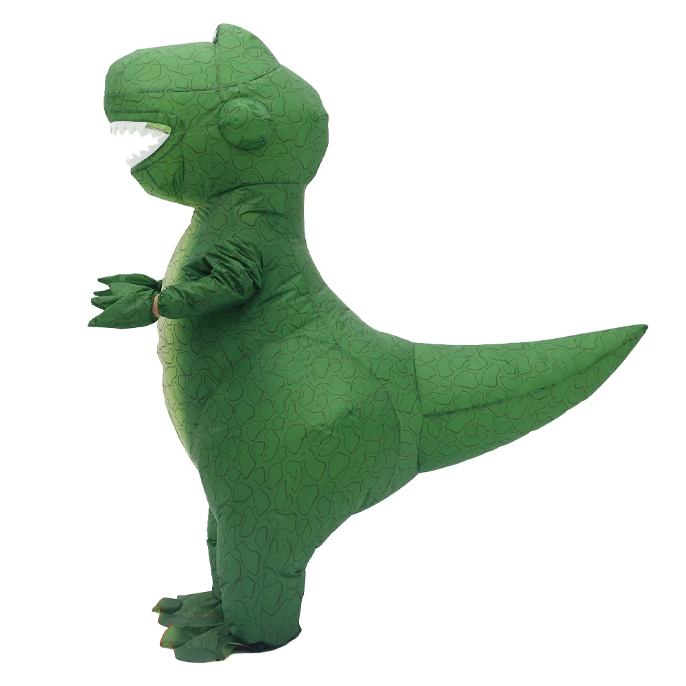 Grünes Dinosaurier-Aufblas-Kos – Inflatable Dinosaur Costume Adult Bewertung und Preis