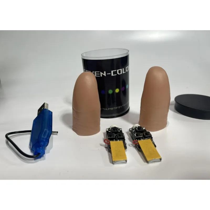 Sieben Farben LED-Licht Daumen – Thumb Tip Magic Trick Set Bewertung und Preis