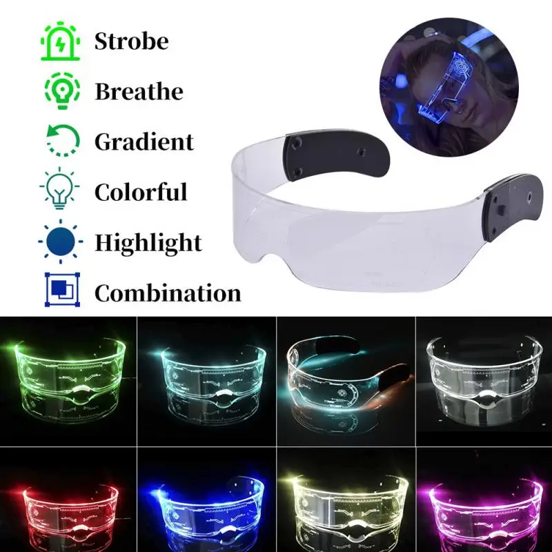 LED-Brille Leuchtende Partybri – Glow In The Dark Party Glasses Bewertung und Preis