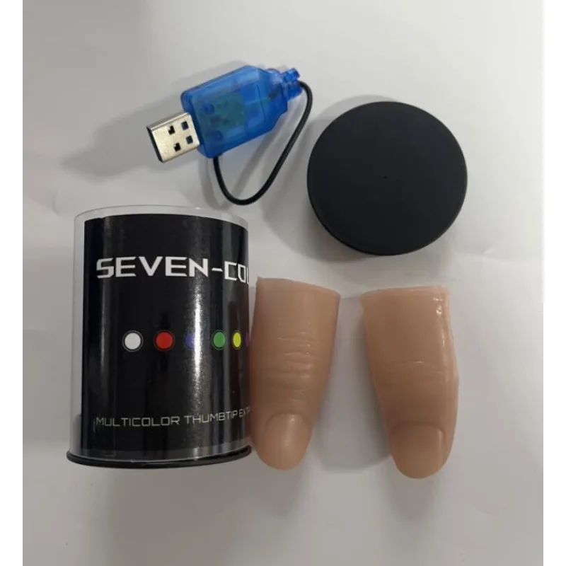 Sieben Farben LED-Licht-Daumen – Thumb Tip Magic Trick Set Bewertung und Preis