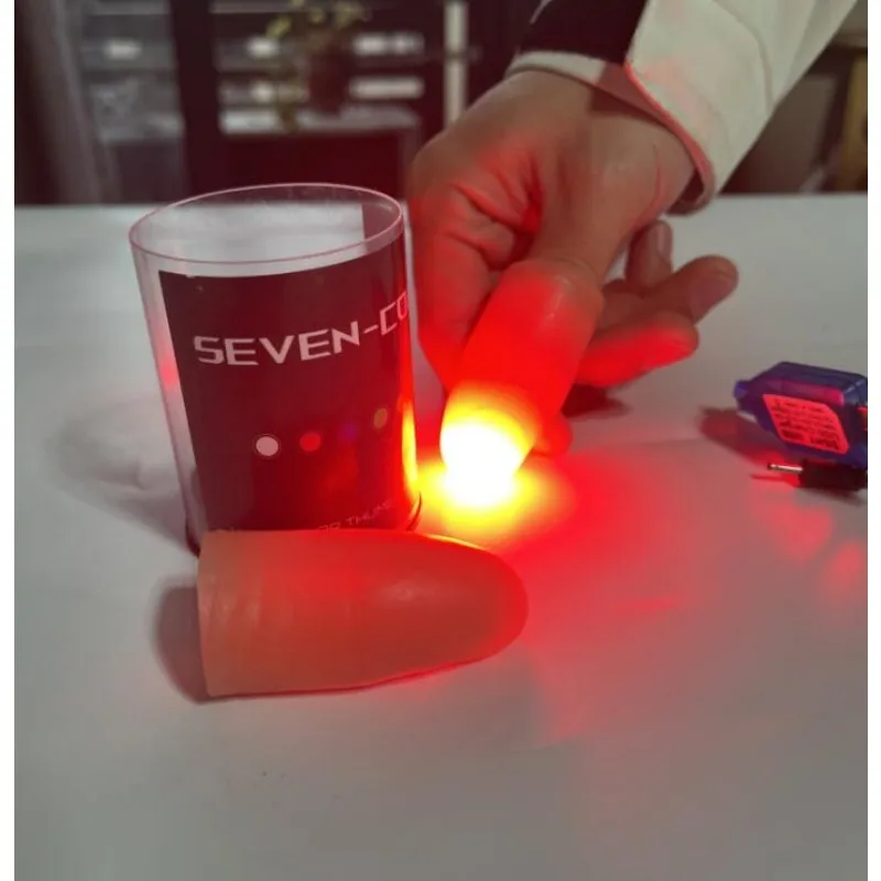 Sieben Farben LED-Licht-Daumen – Thumb Tip Magic Trick Set Bewertung und Preis